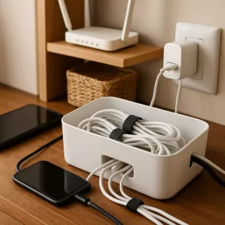 Einfache Tipps zur effizienten Kabel- und Geräteorganisation zu Hause